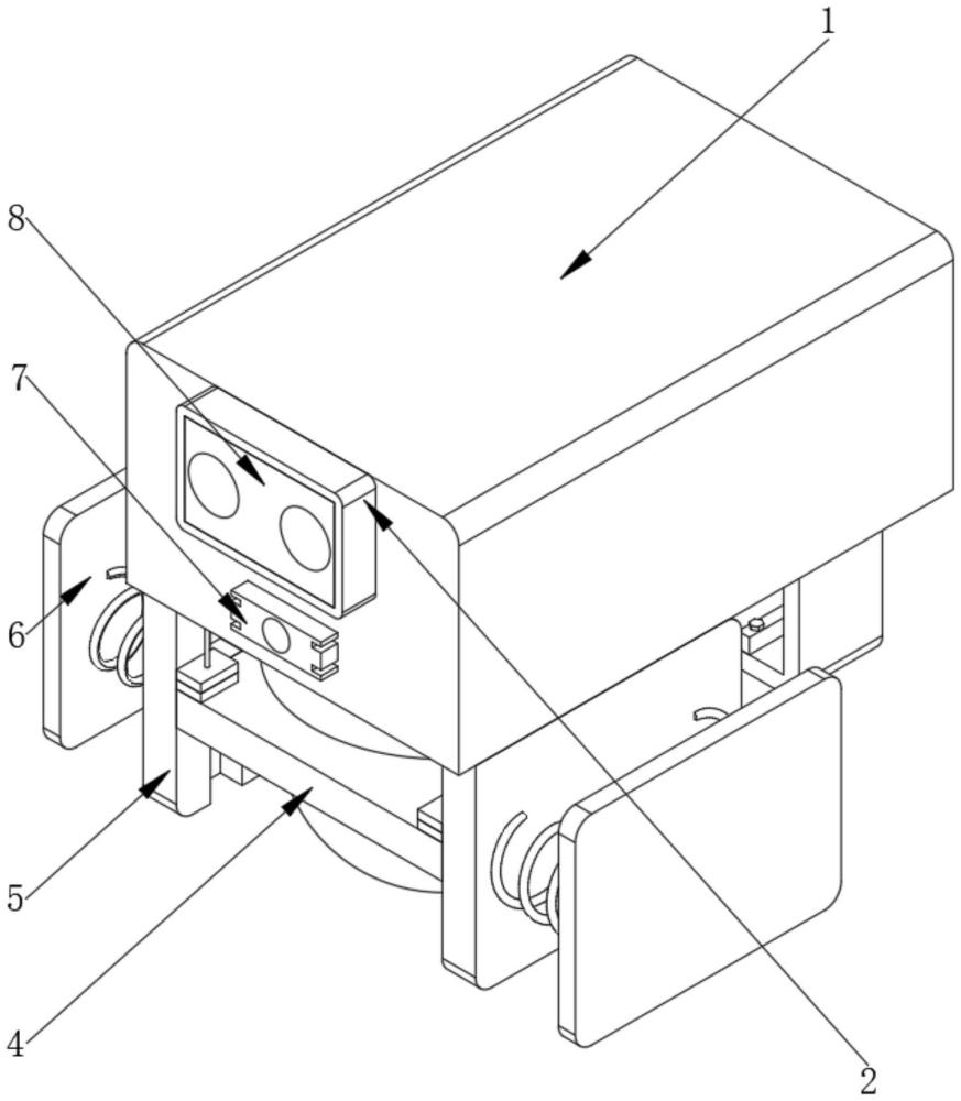 一种建筑智能化用具有监控功能的防护装置的制作方法