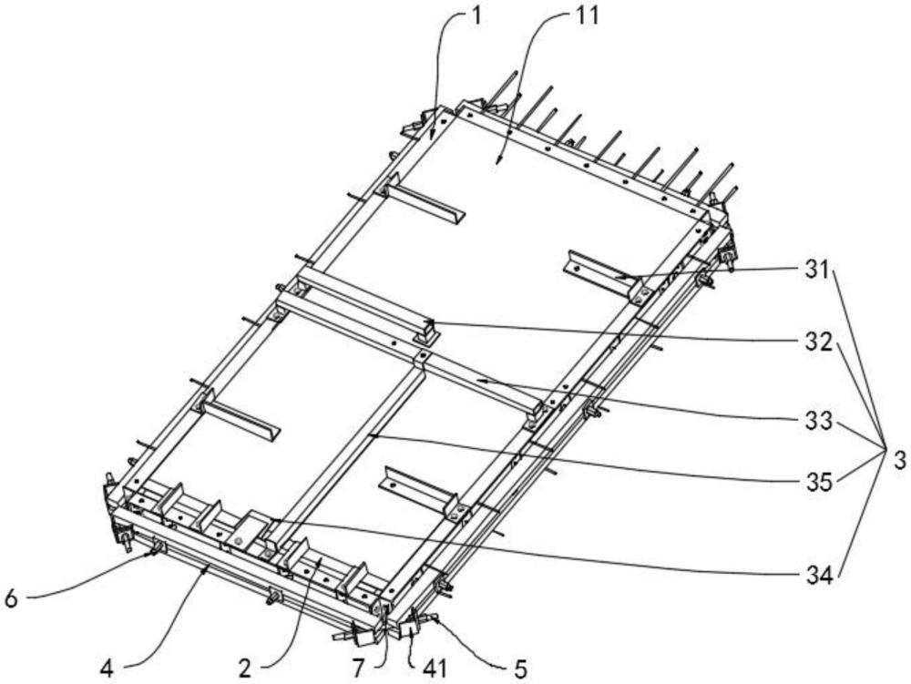 一种加固预制外墙板模具的制作方法