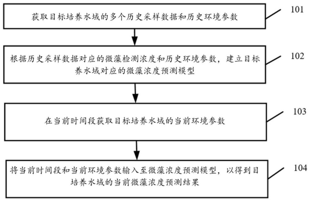 基于大数据的微藻浓度预测方法及系统与流程