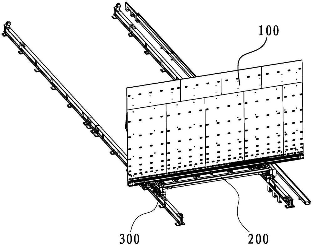 带横移功能的立式板材输送机的制作方法