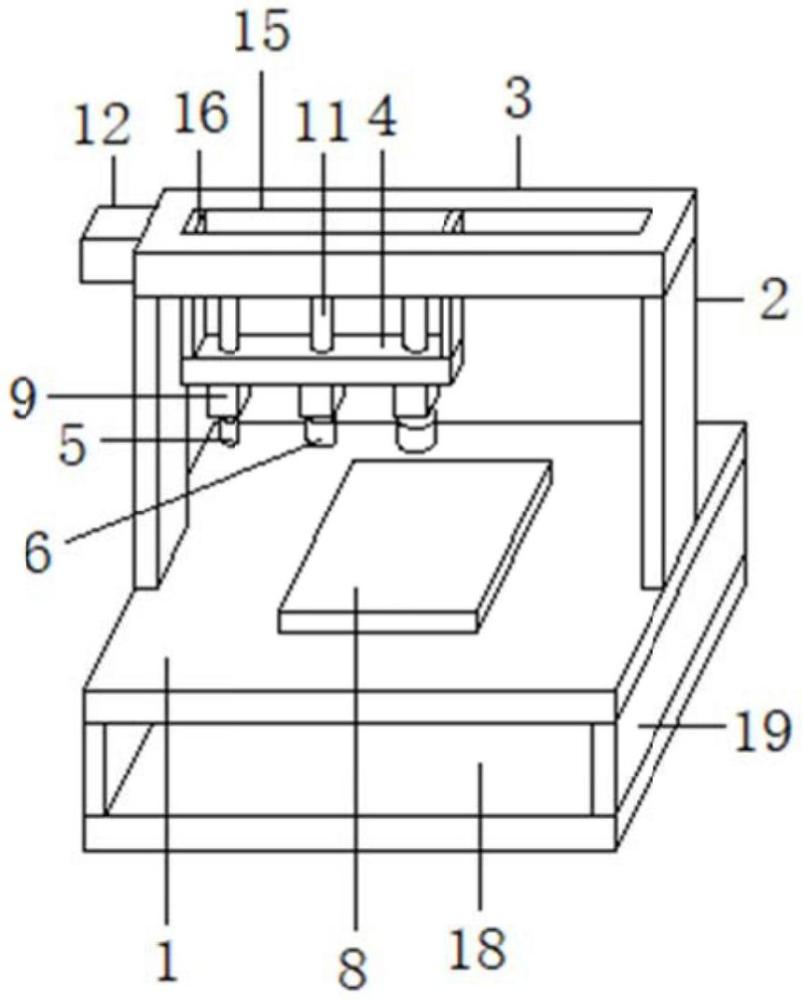 一种铝基板钻孔机钻头自动更换机构的制作方法