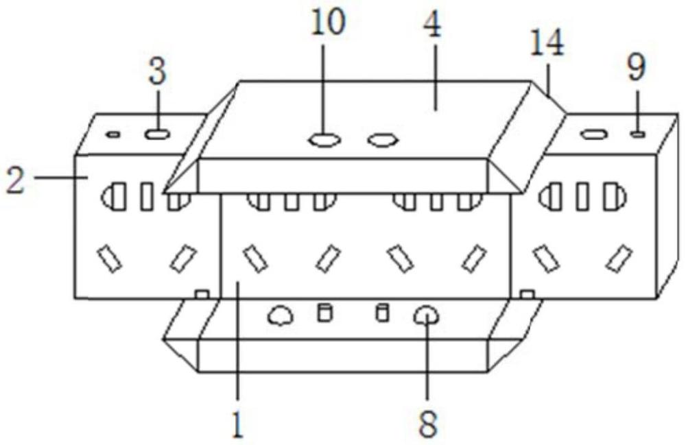 一種擴(kuò)展式電源折疊開(kāi)關(guān)面板的制作方法