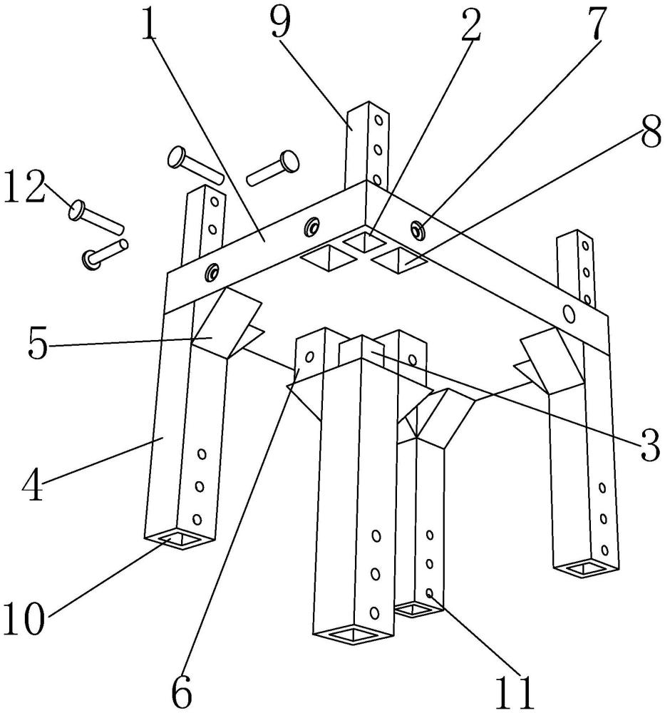 一種電梯連廊裝配式結(jié)構(gòu)的制作方法