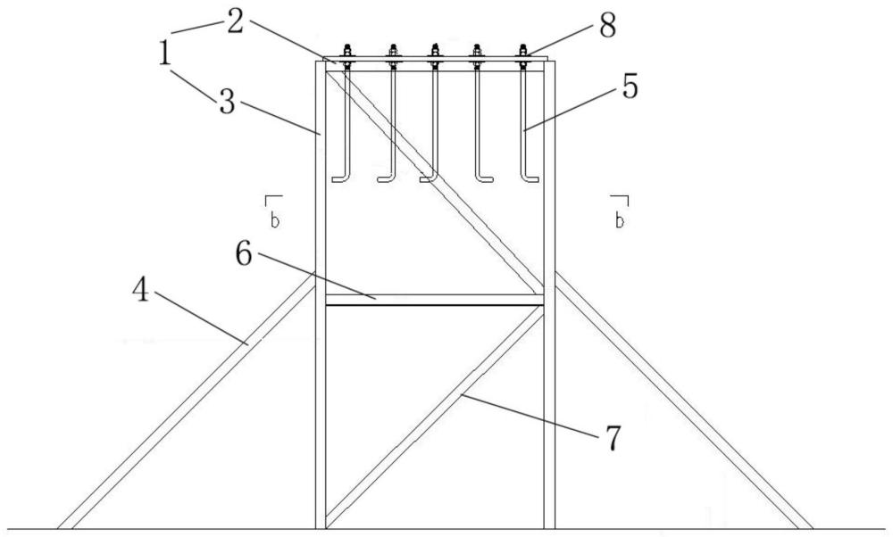 一種承臺(tái)支撐結(jié)構(gòu)的制作方法