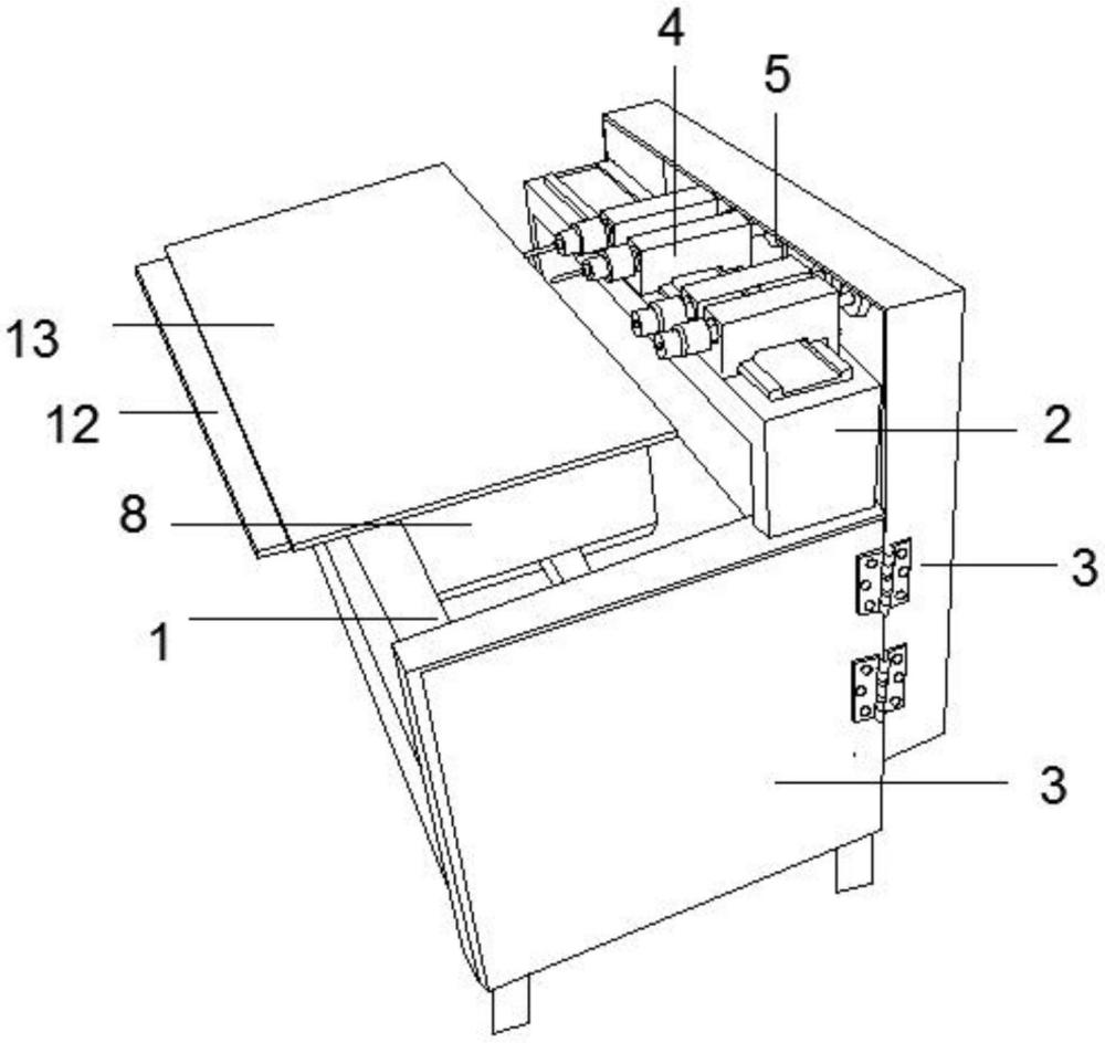 一種木制玩具積木塊加工用打孔機的制作方法