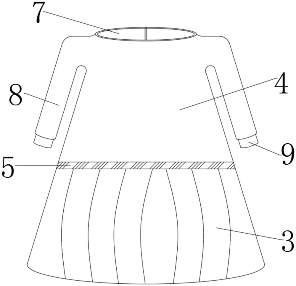 一种具有可拆卸式外套的裙装礼服的制作方法