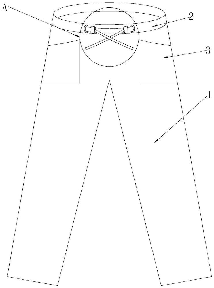 一种耐磨舒适休闲裤的制作方法