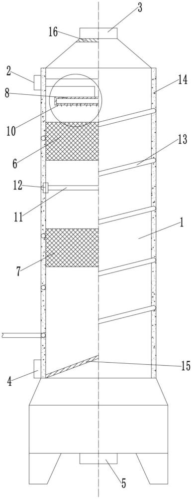 一种4，4-双氯甲基联苯生产用解析塔的制作方法