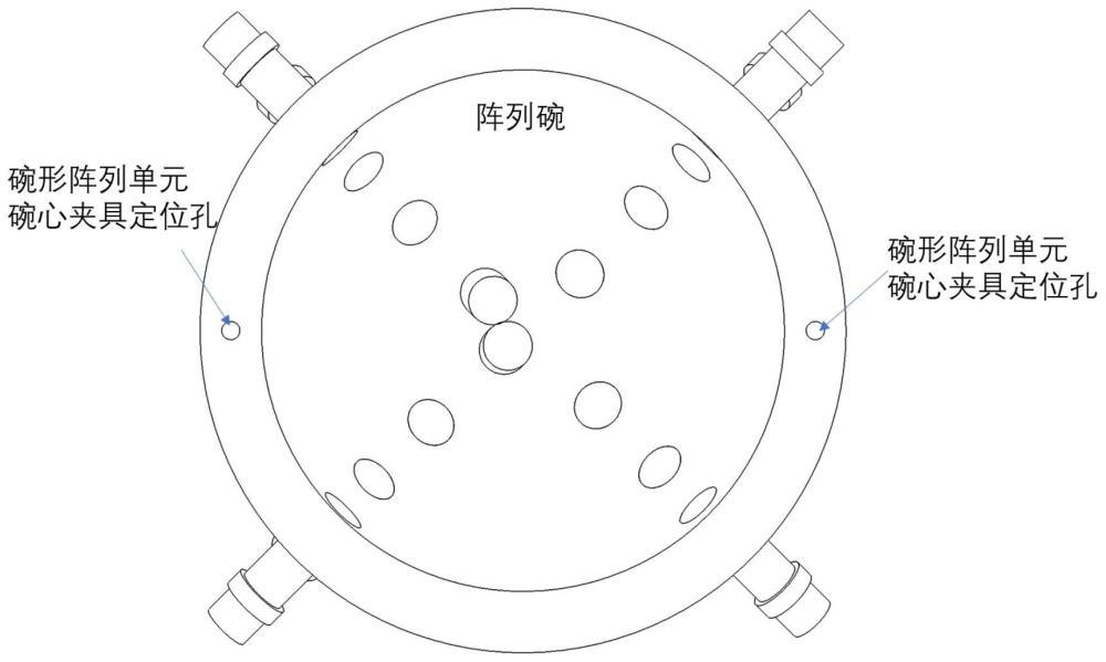 一种航空轴承球形滚动体碗形超声阵列检测方法