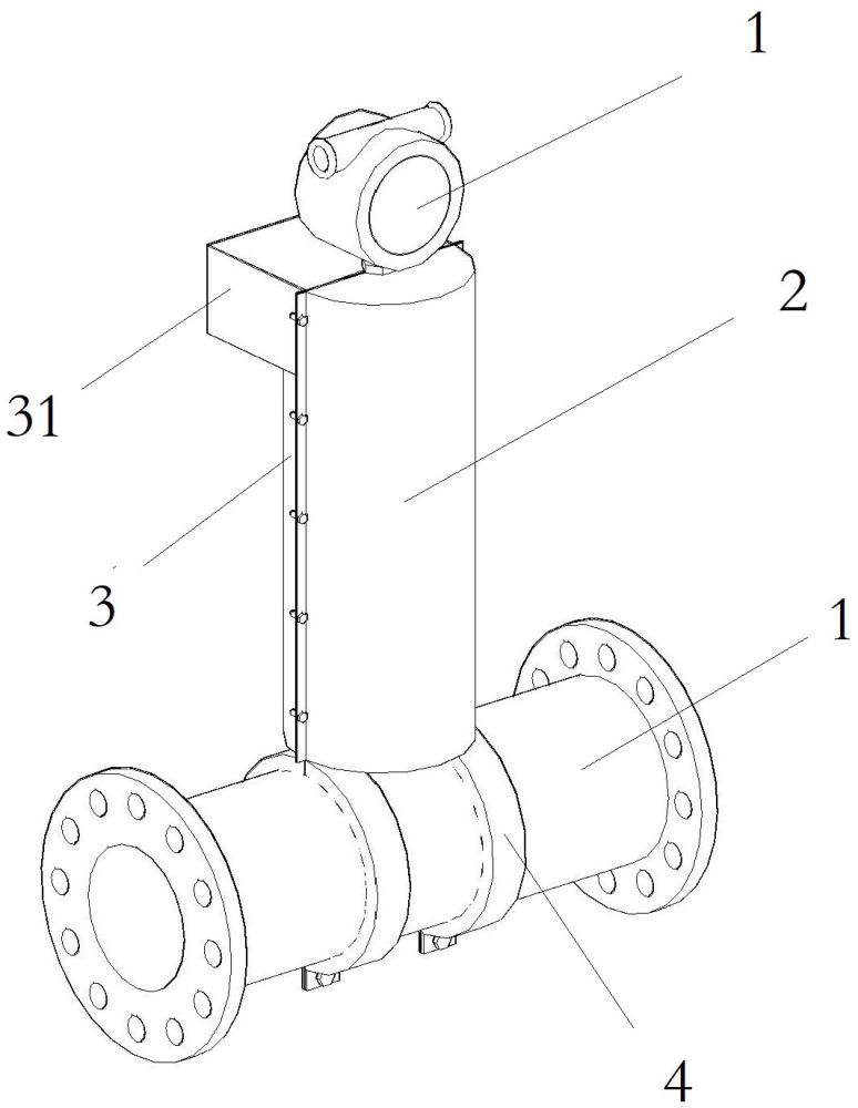 一种具有散热结构的涡街流量计的制作方法