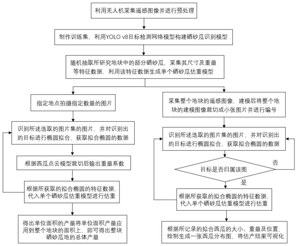 一种基于无人机遥感的硒砂瓜产量估算方法