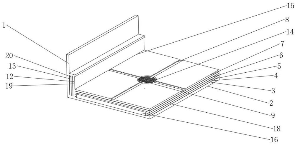 一种建筑用室内防水结构的制作方法