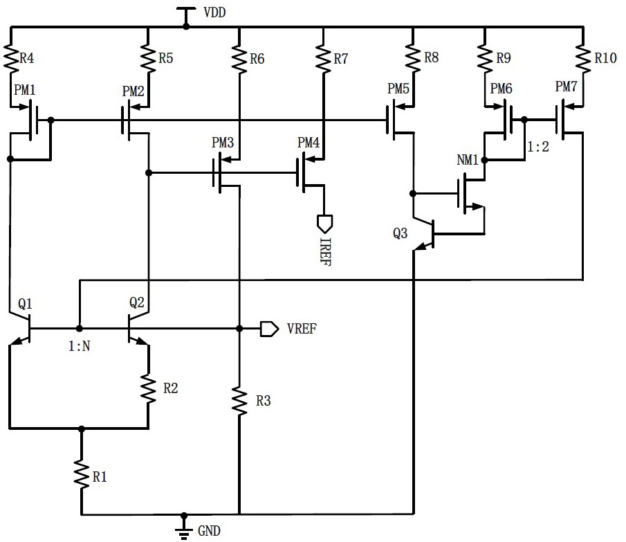 一种具有基极电流补偿的带隙基准电路的制作方法