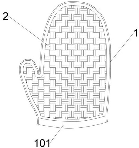 一种手套形状功能性湿巾的制作方法
