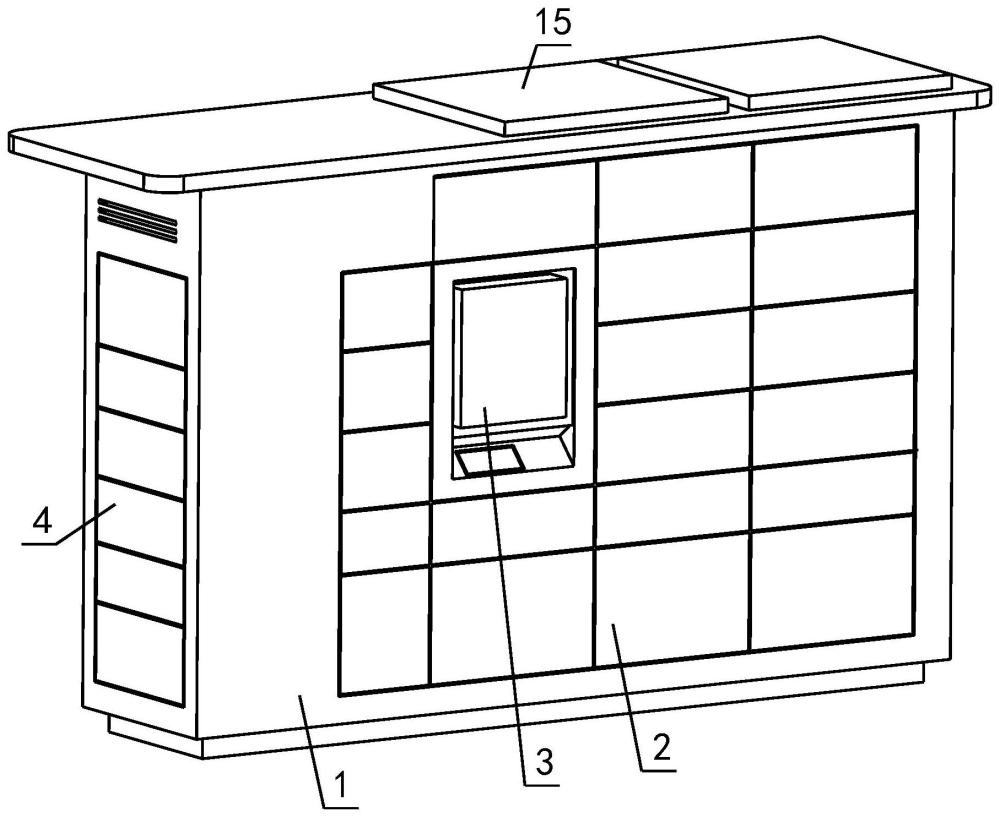 快递柜结构图纸图片