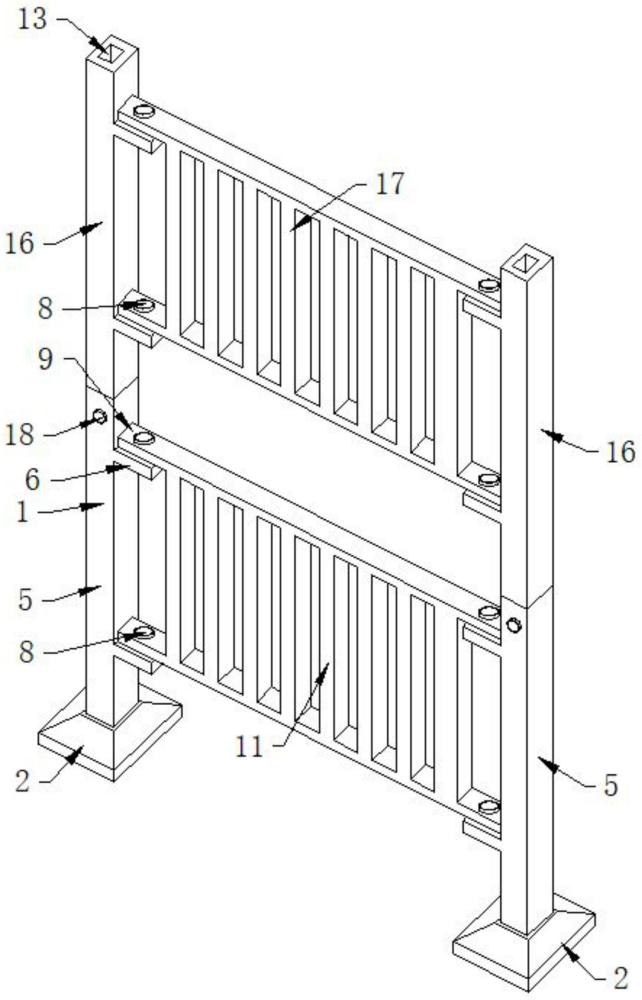 一种建筑工程防护支架的制作方法