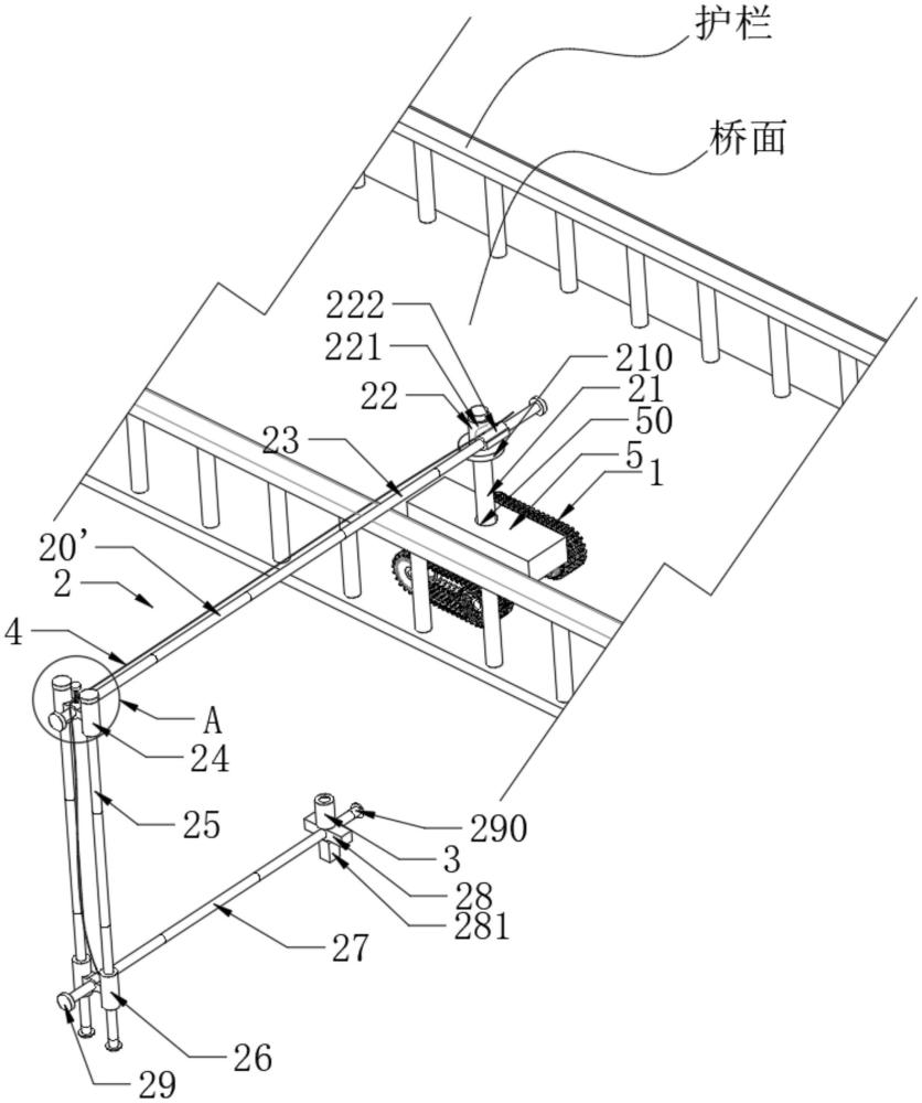 一种桥梁梁底检测工具的制作方法