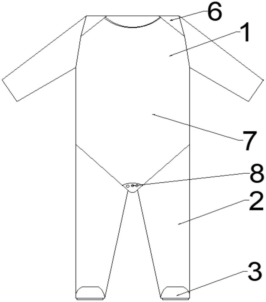 一种益于学习走路的婴幼儿服装的制作方法