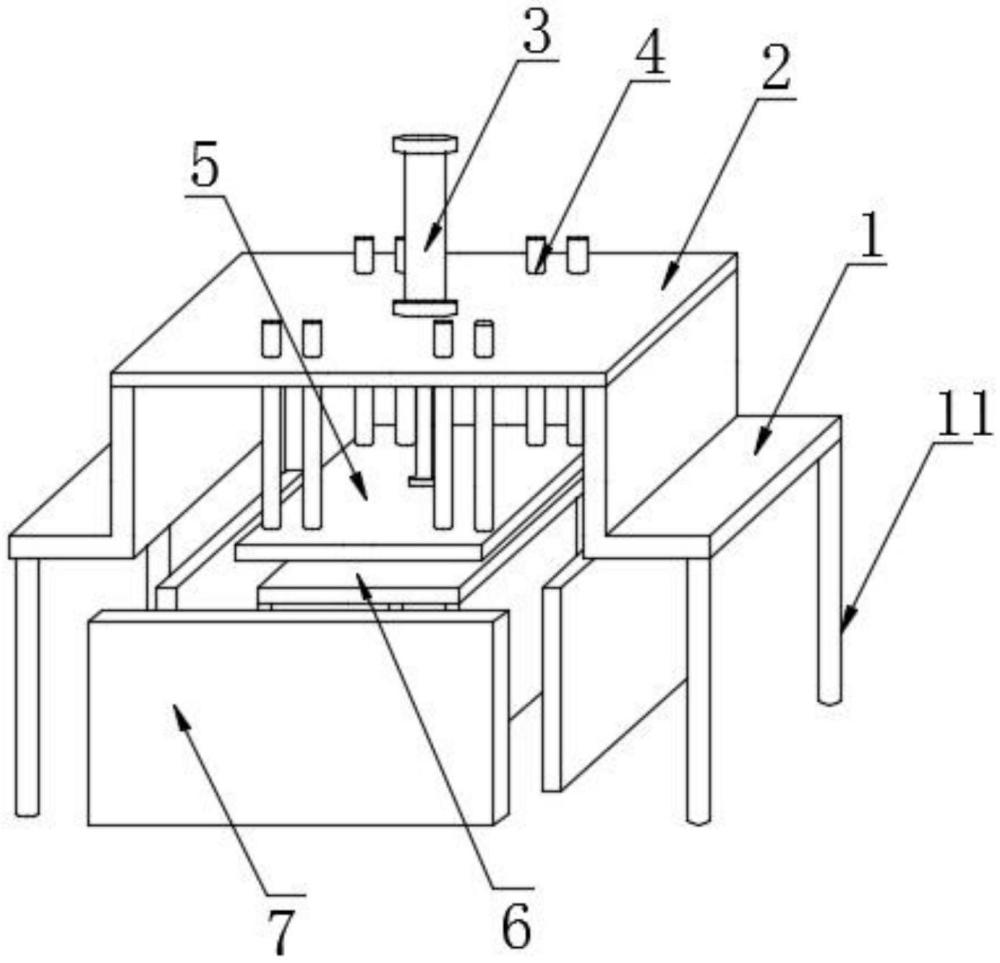 一种用于制作动物养殖笼的嵌入式模具结构的制作方法