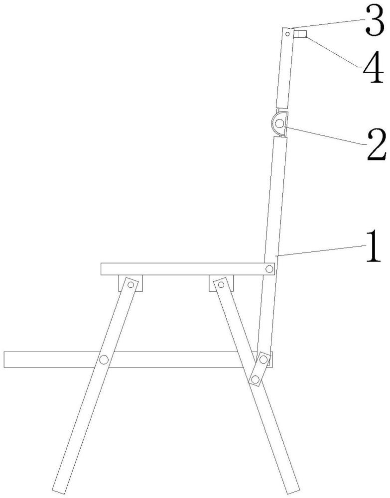 一种高背克米特折叠椅的制作方法