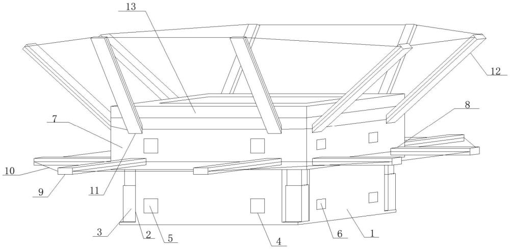 一种建筑施工平台的制作方法