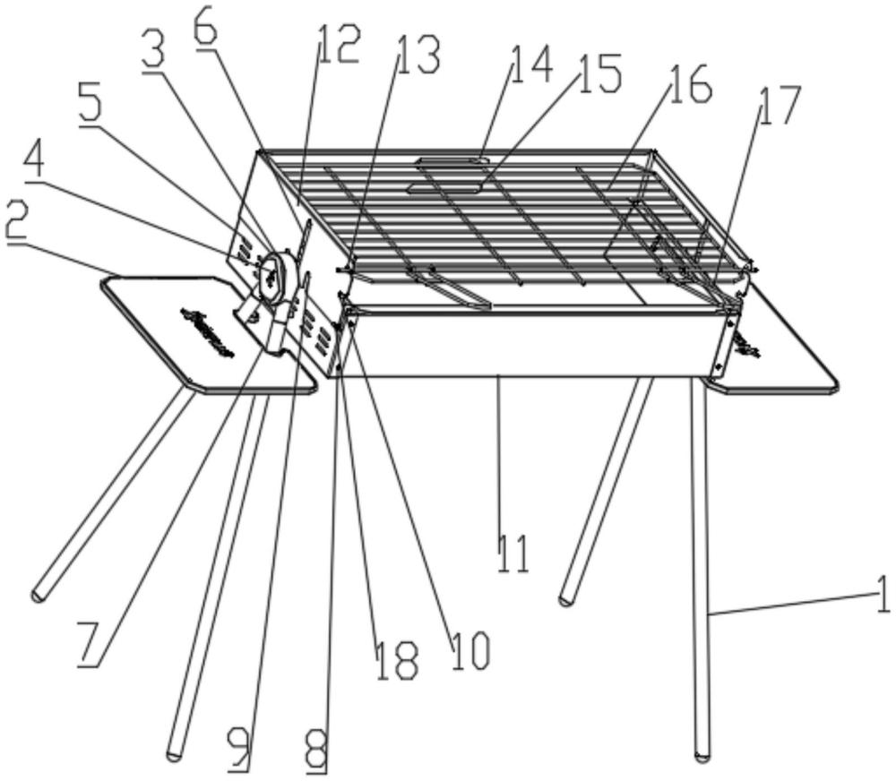 烧烤架子图纸图片