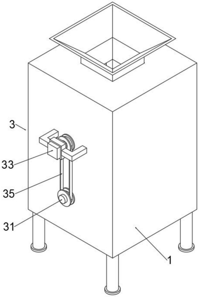 一種避免粉塵粘附箱體內(nèi)壁的建筑垃圾粉碎裝置的制作方法