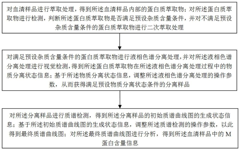 基于液相色谱质谱联用技术检测血清中M蛋白的方法