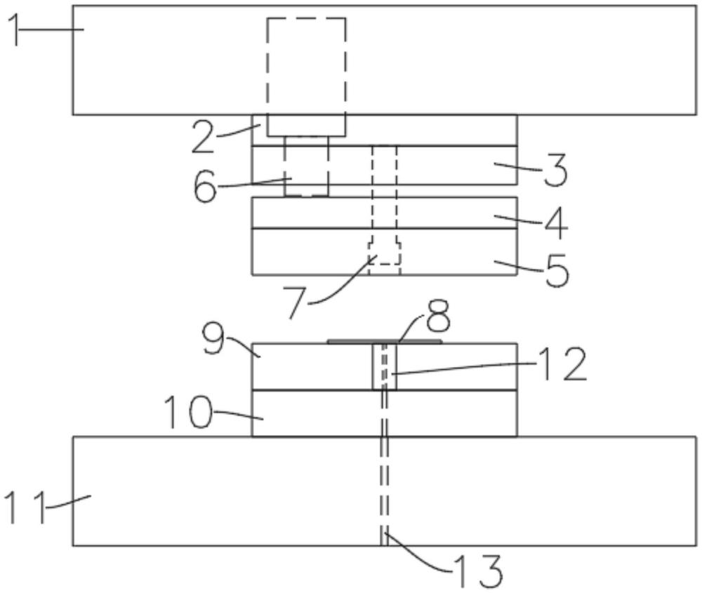 一种铝件盖板凸台挤压成型模具的制作方法