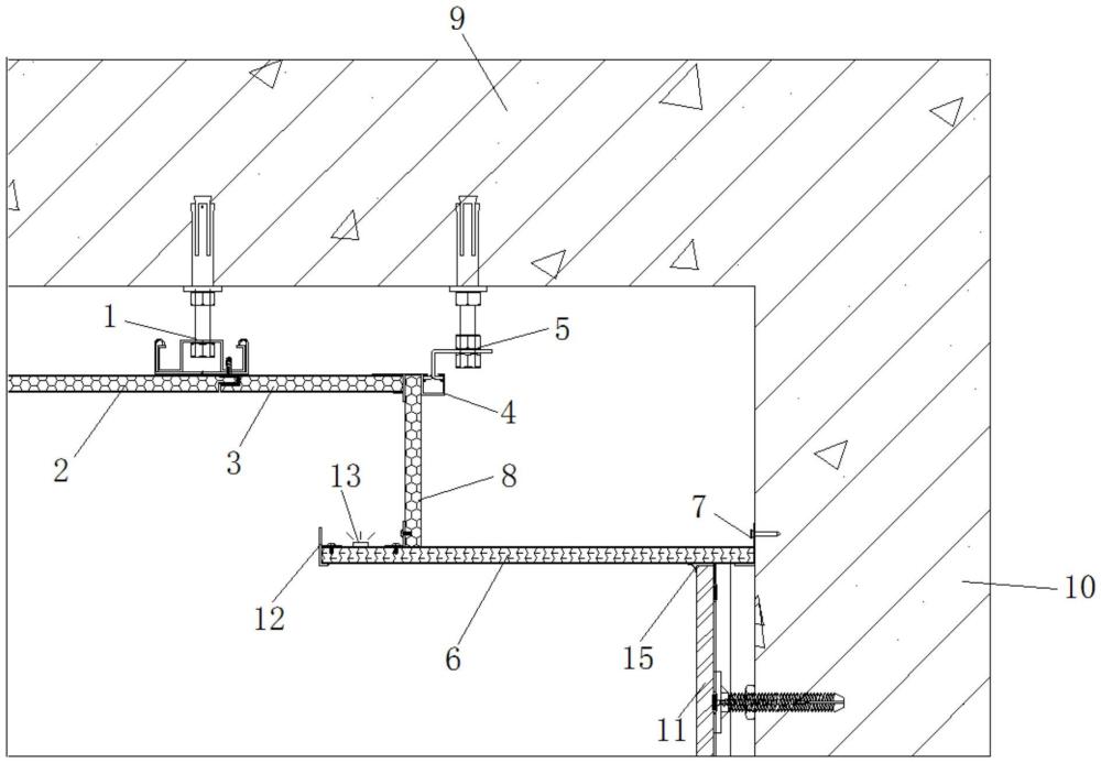 一种公区顶面跌级造型结构的制作方法