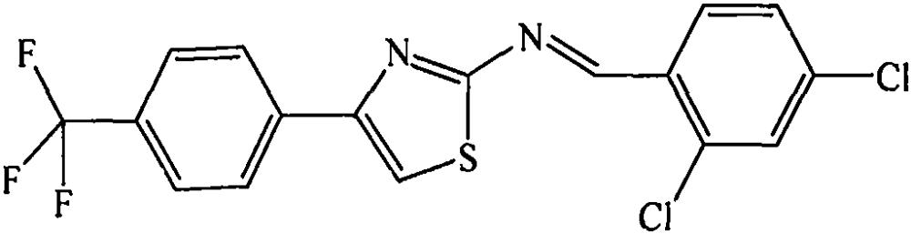 一种含多卤原子的噻唑啉酮化合物及其制备方法