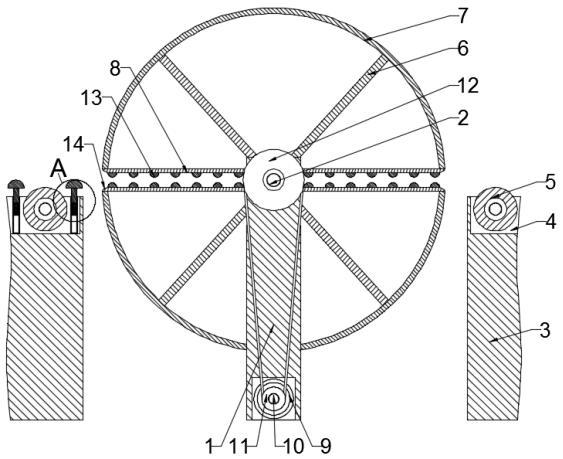 一种新型地板钢模具加工用翻板装置的制作方法