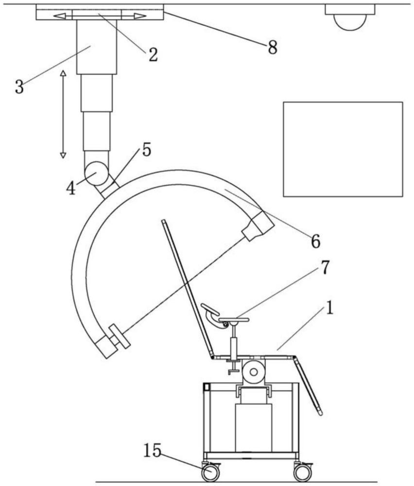 一種協(xié)同動(dòng)作的造影手術(shù)系統(tǒng)