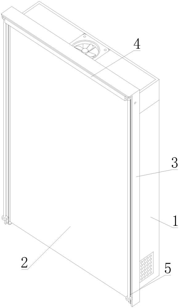 一種具有空氣凈化功能的浴室鏡的制作方法