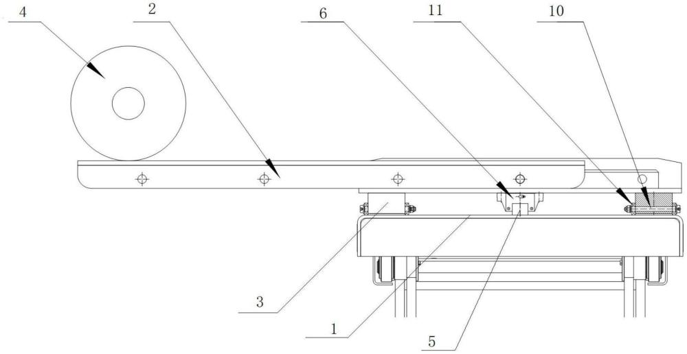 一種磨輥拆裝小車(chē)滑軌調(diào)整結(jié)構(gòu)的制作方法