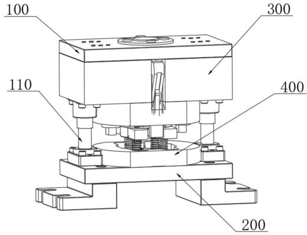 一种电池壳加工用缩口模具模架的制作方法