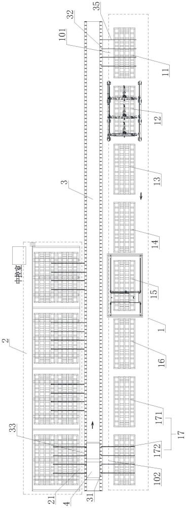 一种盾构隧道内预制弧形整体箱涵生产线与基于该生产线的生产工艺的制作方法