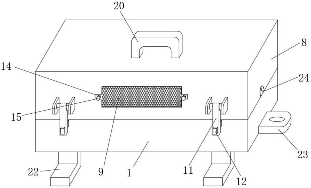 一种建筑施工插座用防尘装置的制作方法