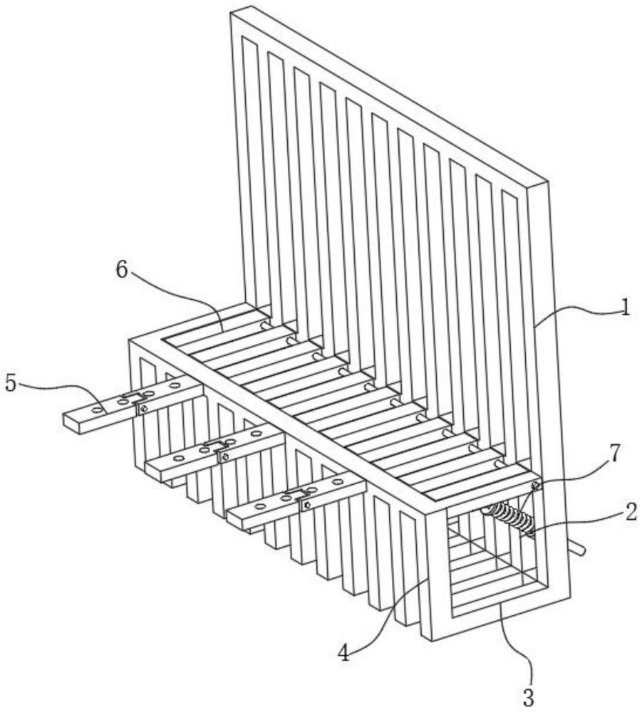 一种用于高层建筑楼顶施工的安全防护栏的制作方法