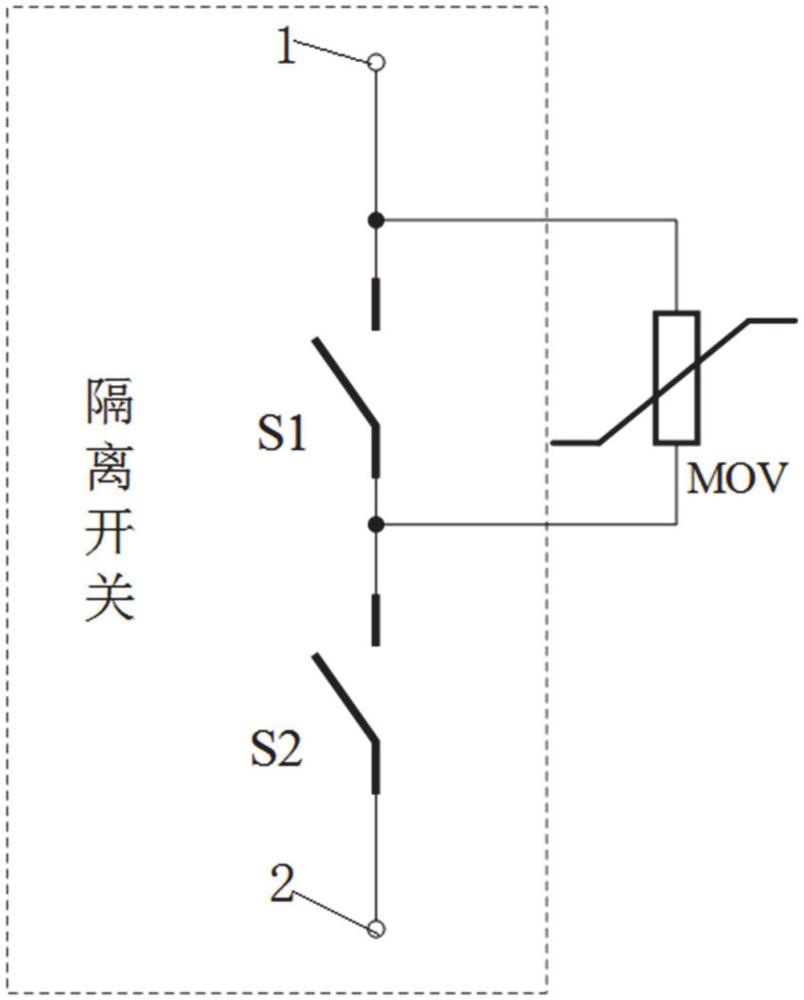 采用氧化锌压敏电阻器辅助灭弧降低电磁干扰的隔离开关