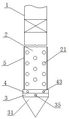 一种钻孔灌注桩桩端后压浆直管注浆阀的制作方法