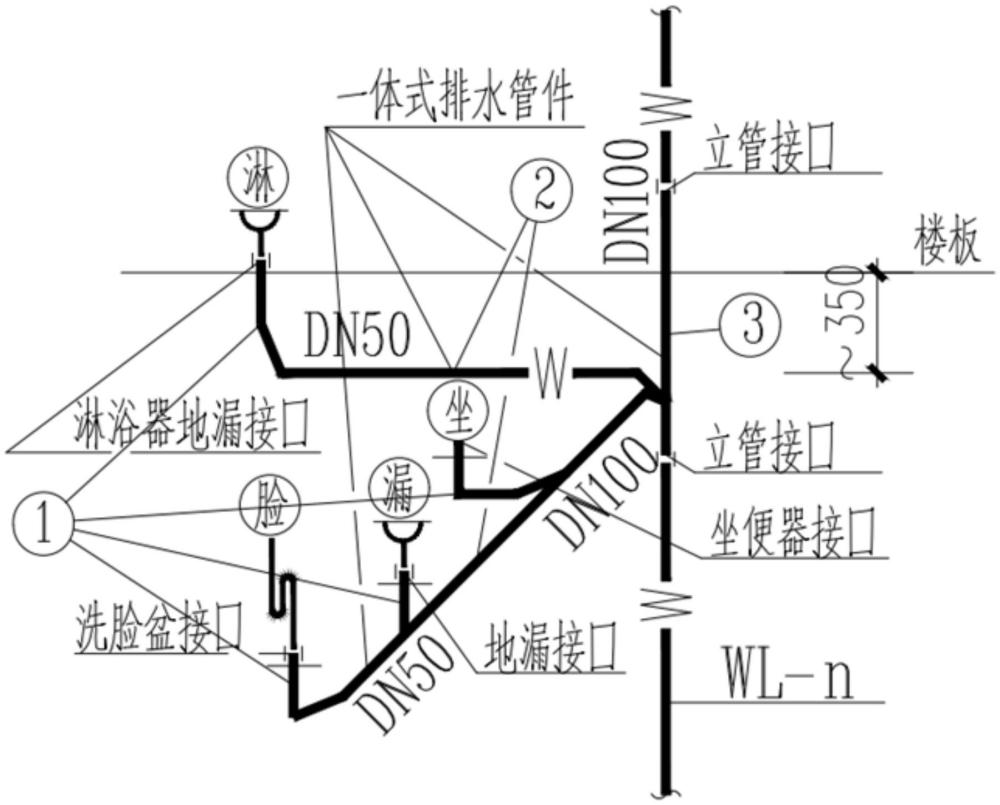 一体式排水管件的制作方法