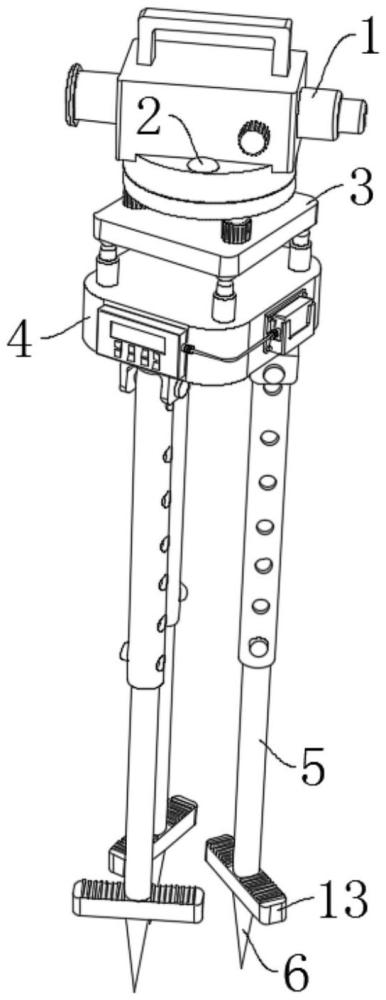 一种可自调节角度的工程造价户外测绘设备的制作方法