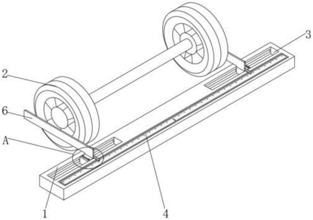 一种两侧车轮最外缘距离测量装置的制作方法