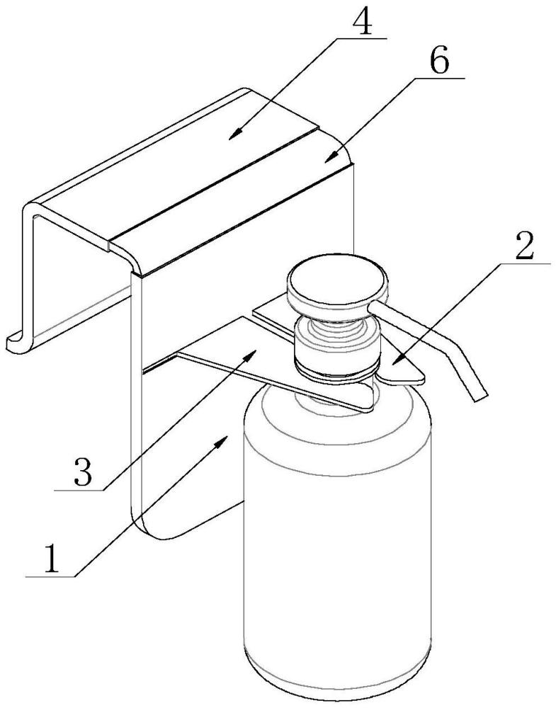 一種防脫消毒液夾持器的制作方法