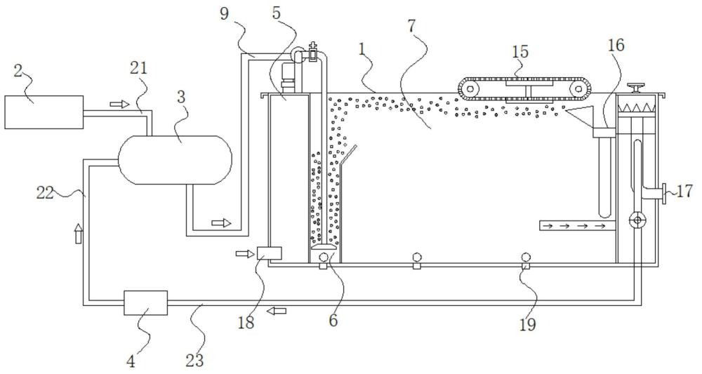 一種微納米高速平流式氣浮機的制作方法