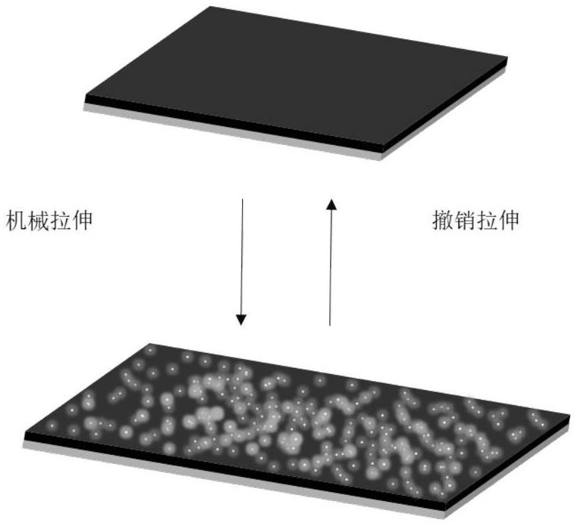 一種力致磷光變色薄膜材料及其制備方法和應(yīng)用