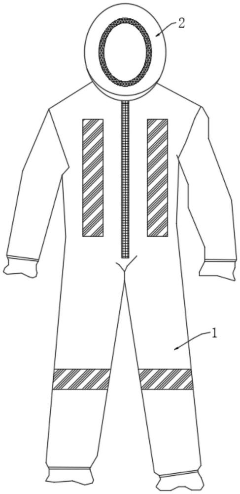 一种适用于高温车间作业人员的透气防热服的制作方法