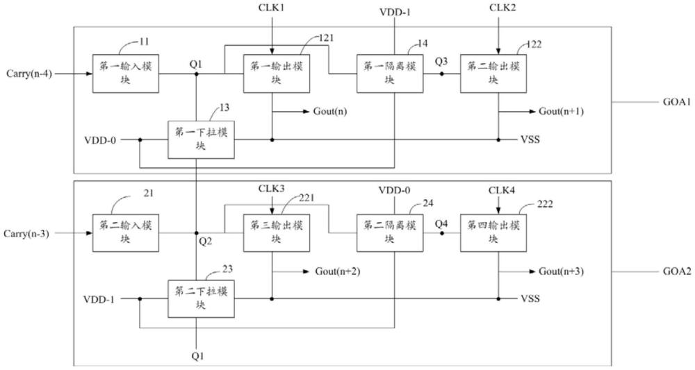 多級驅(qū)動電路及顯示面板的制作方法