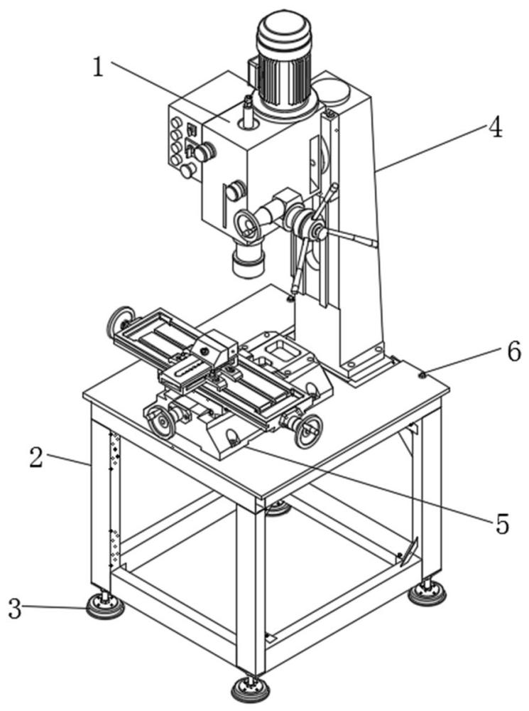 一种多工位可调节式钻床的制作方法